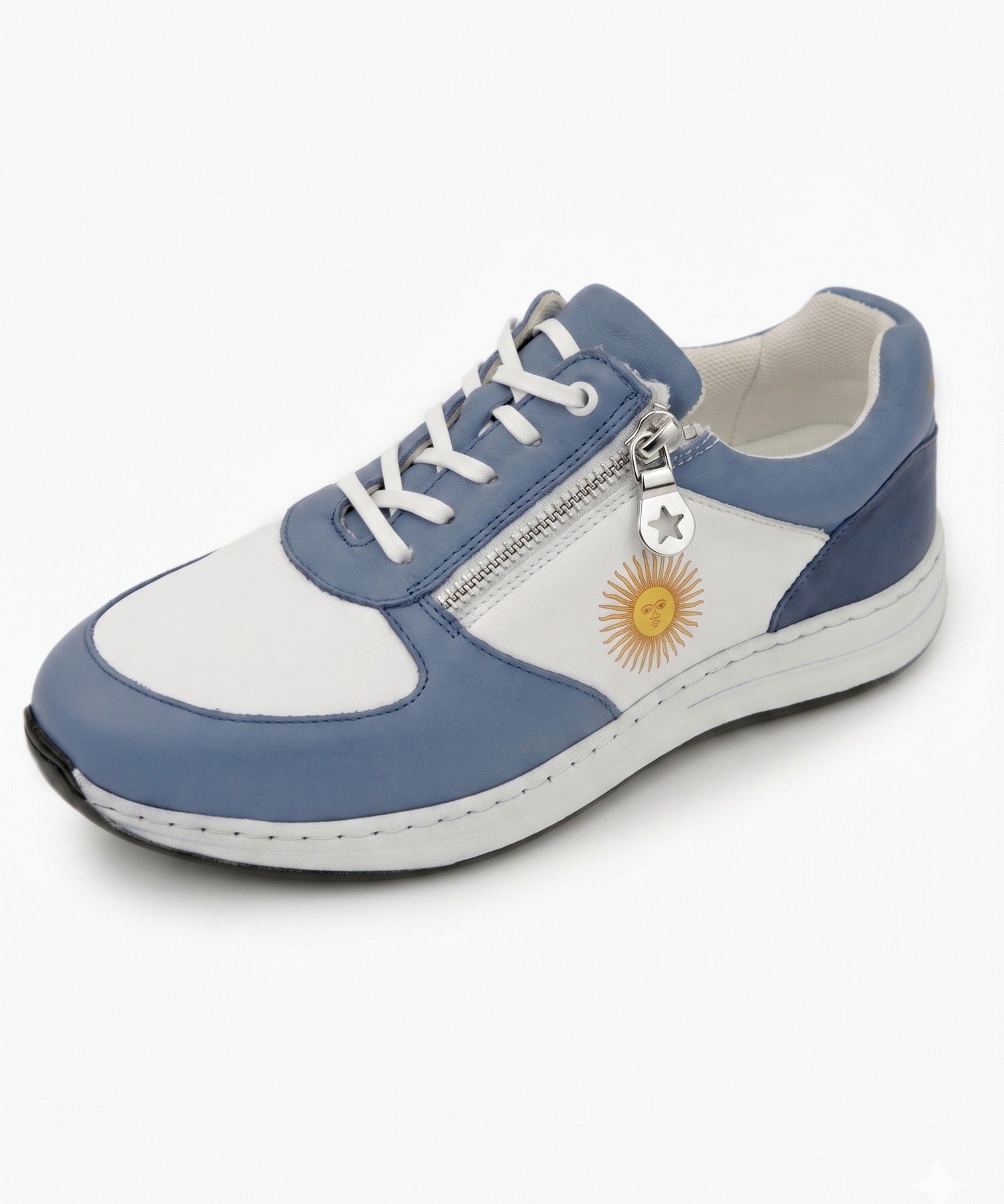 Sneaker femme Argentine EliSola — bleu ciel et blanc